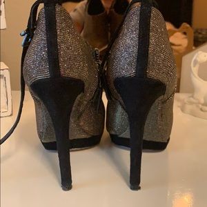 Brian Atwood glitter boots size 6